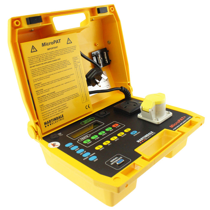 Martindale MicroPAT + PAT Tester (angled)