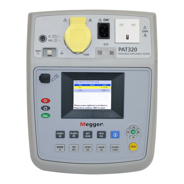 Megger PAT320 PAT Tester