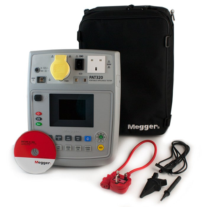 Megger PAT320 PAT Tester (with accessories)