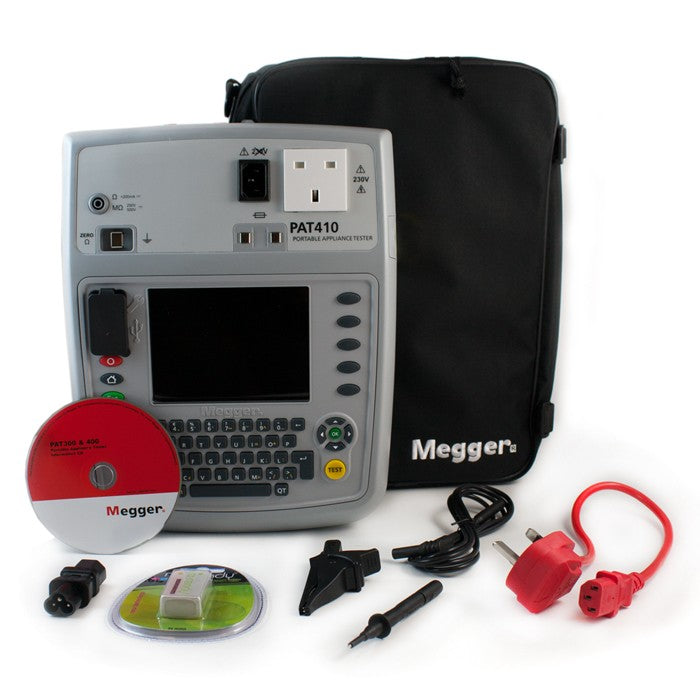 Megger PAT410 PAT Tester (with accessories)