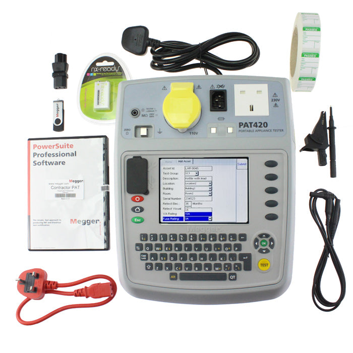 Megger PAT420 PAT Tester (with accessories)