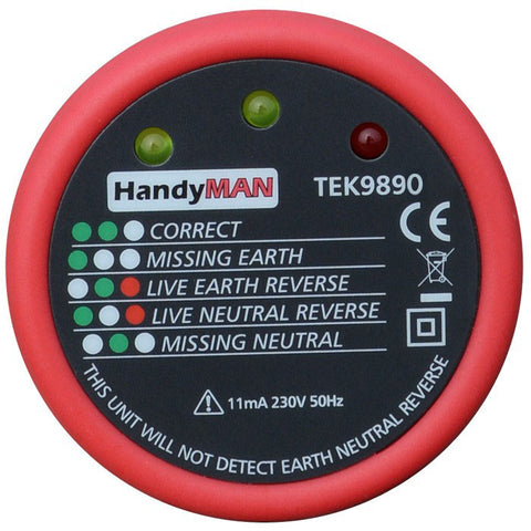 HandyMAN TEK9890 Socket Tester