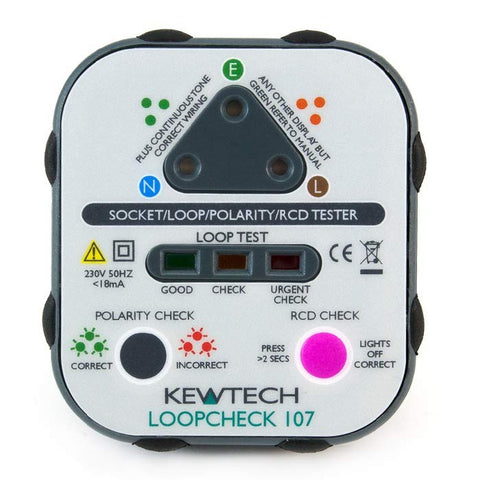 Kewtech Loopcheck 107 Socket Tester